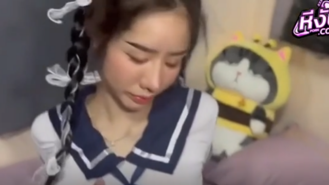 คลิปหลุด fuji_chan น้องฟูจิ สาวนมโตโดนนัดเสียวเย็ดหีใส่ชุดคอสเพล์สาวนักเรียนโดนจับกระแทกเด้าคาชุดเสียวๆ